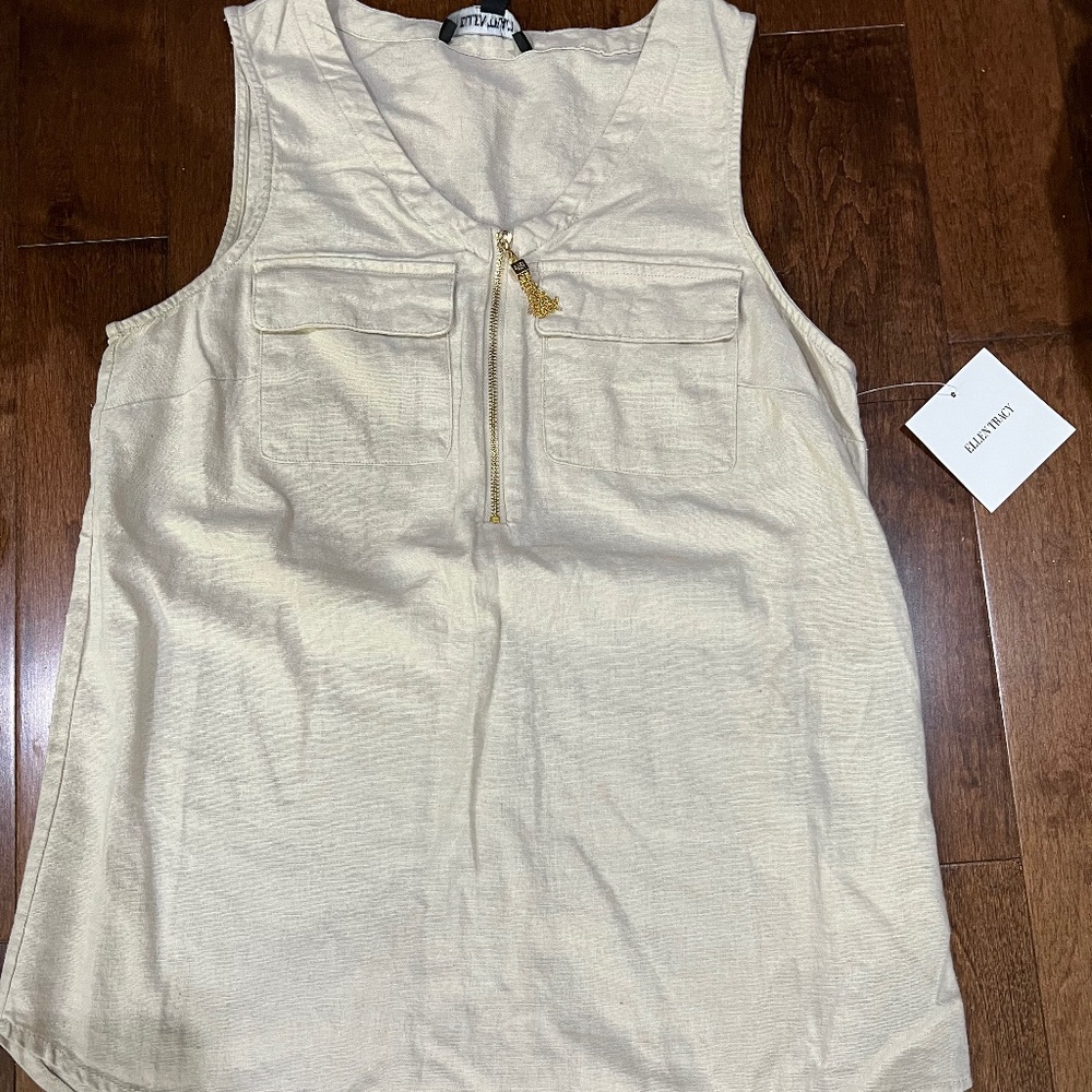 Ellen Tracy sleeveless blouse